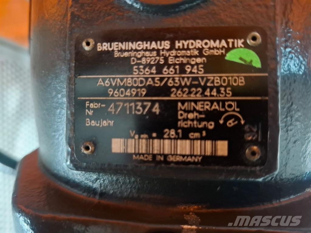Schaeff SKL833-5364661945-Brueninghaus A6VM80-Drive motor Hidravlika