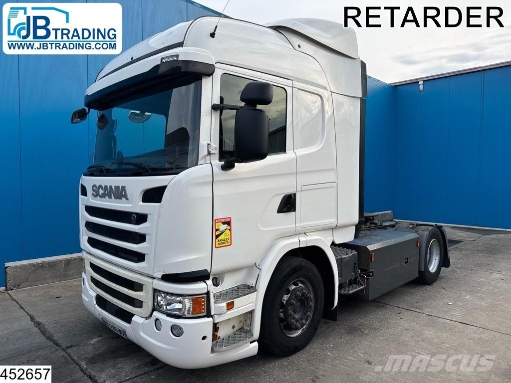 Scania G 340 EURO 6, Retarder, CNG, Manual transmission Trekkvogner