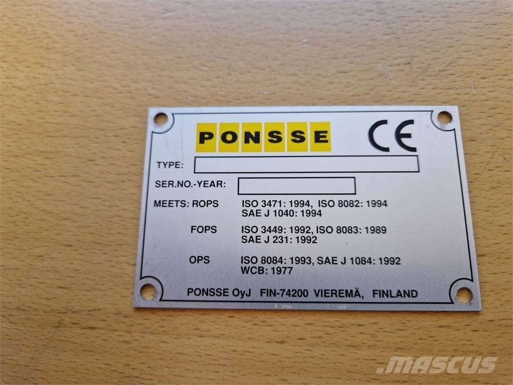 Ponsse 0036947 底盘和悬架