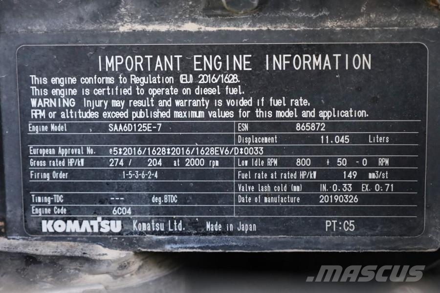 Komatsu WA470-8 Diesel, 4x4 Drive, Tamtron Weighting Syste Utovarivači na točkove