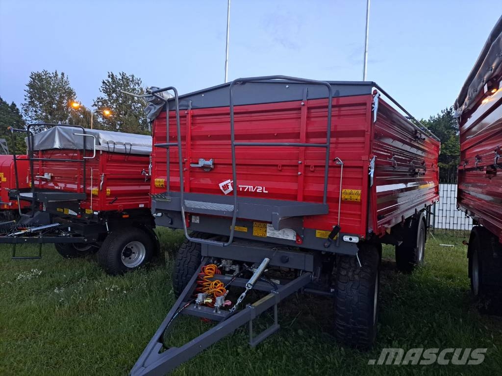 Metal-Fach T711/2 LONG-10T wywrotka rolnicza/ tipping trailer Remolques con caja de volteo