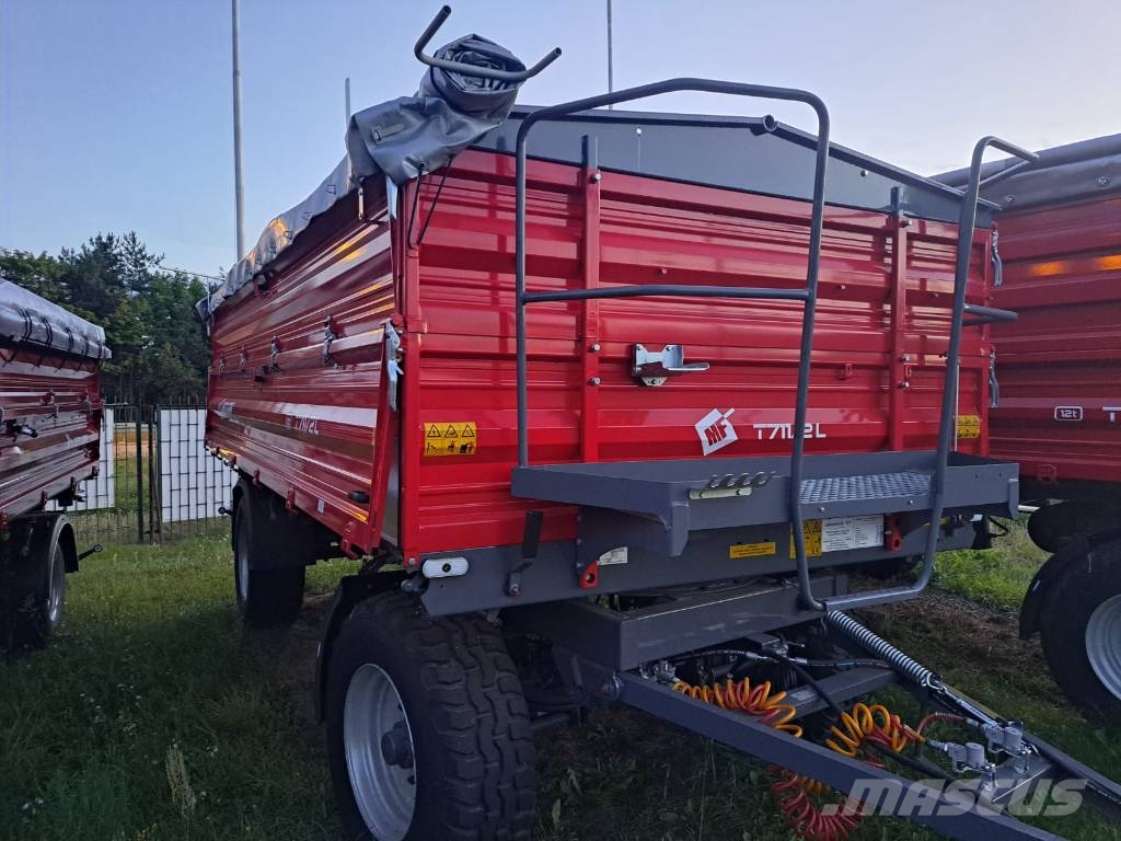 Metal-Fach T711/2 LONG-10T wywrotka rolnicza/ tipping trailer Remolques con caja de volteo