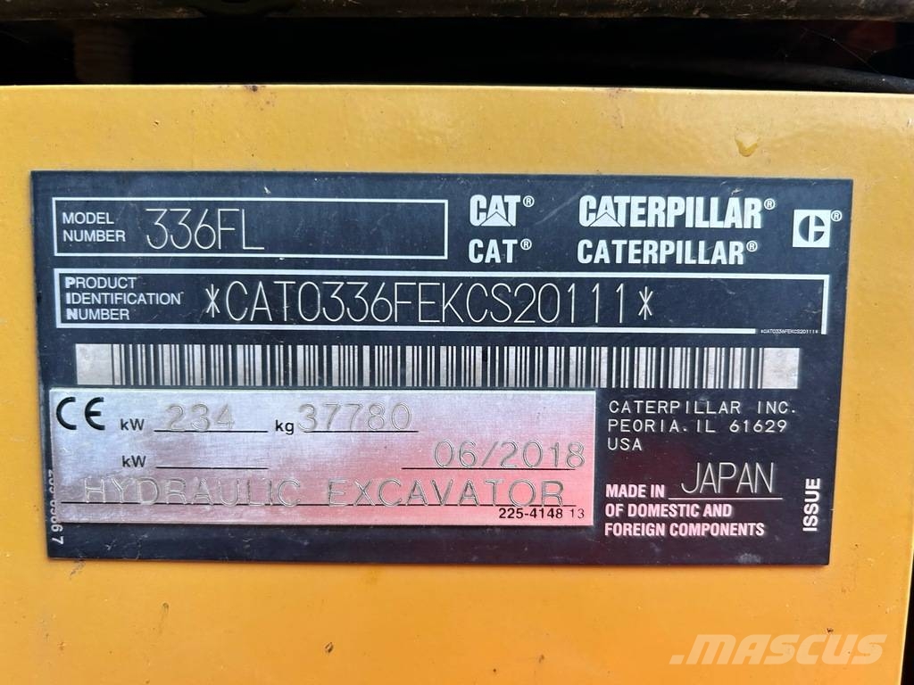 CAT 336 F L (25 meter telescopic arm) Excavadoras especiales