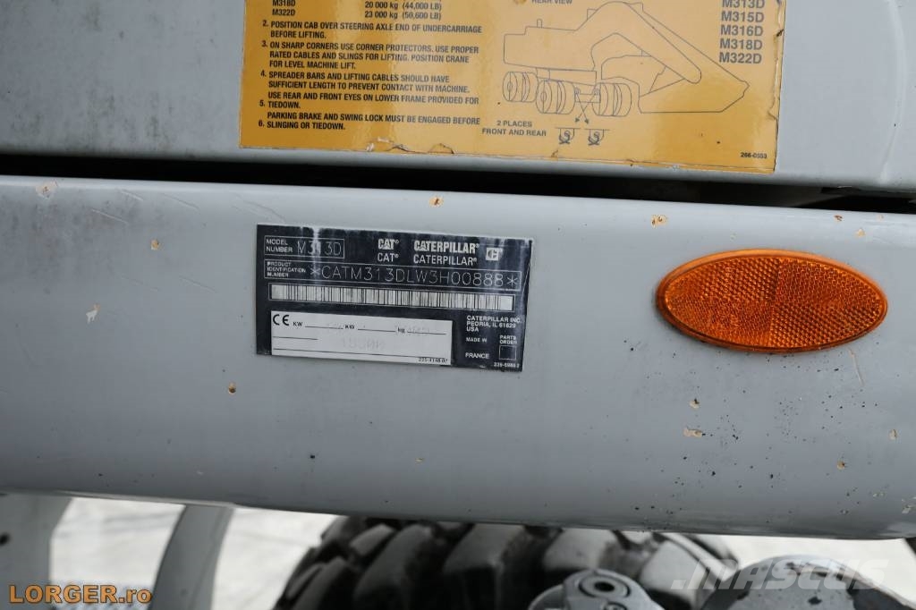 CAT M 313 D Bageri točkaši