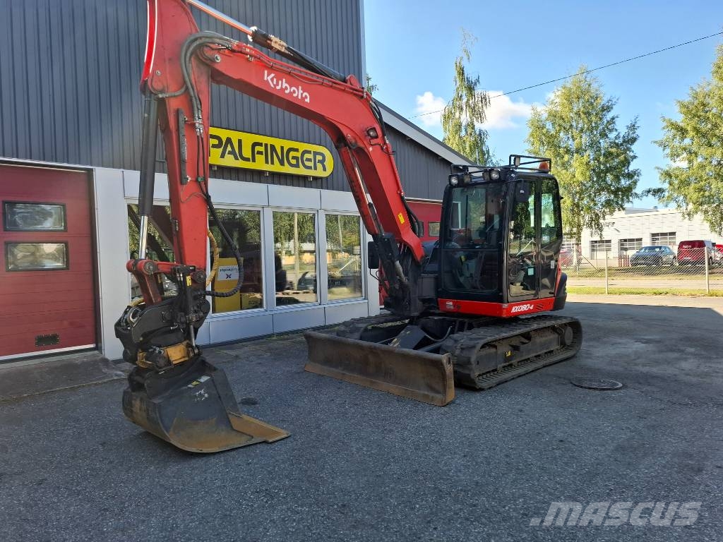 Kubota KX 080-4 Väikeekskavaatorid 7t-12t