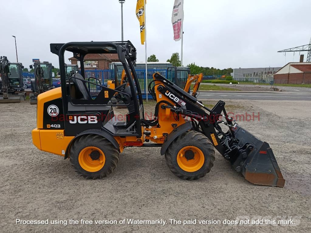 JCB 403 25 PS Canopy Demo Hjullastare