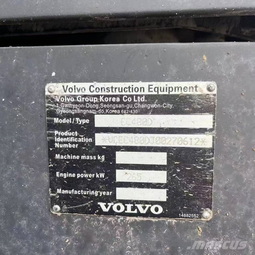 Volvo EC 480 D L Bageri guseničari