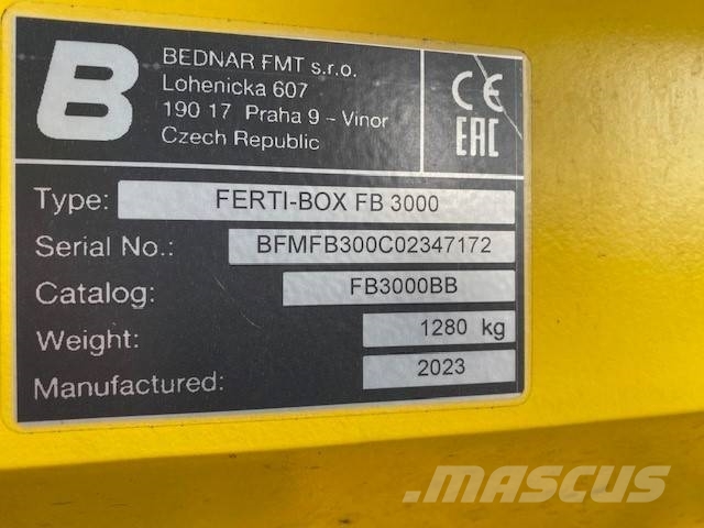 Bednar FERTI-BOX FB 3000 Andere bemestingsmachines