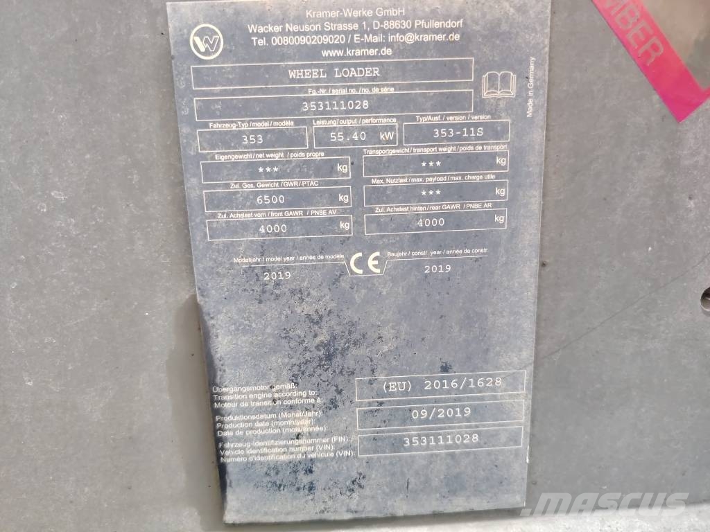Kramer 5085 轮式装载机