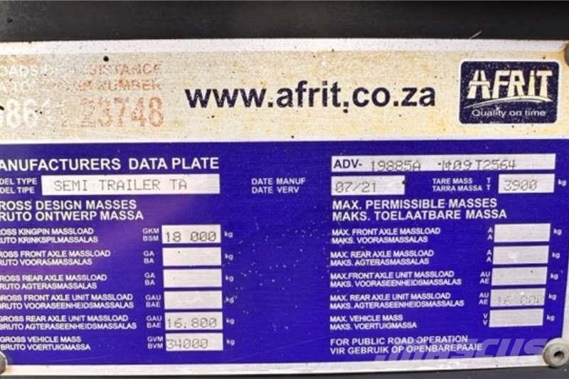 Afrit 18mÂ³ Interlink Side Tipper Trailer Anders