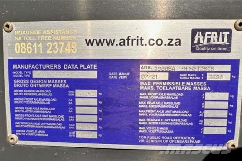 Afrit 18mÂ³ Interlink Side Tipper Trailer Anders