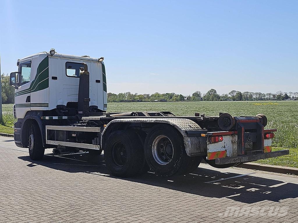 Scania R420 6X2 FULL STEEL MAN. Camiones elevadores de gancho