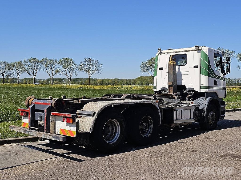 Scania R420 6X2 FULL STEEL MAN. Camiones elevadores de gancho