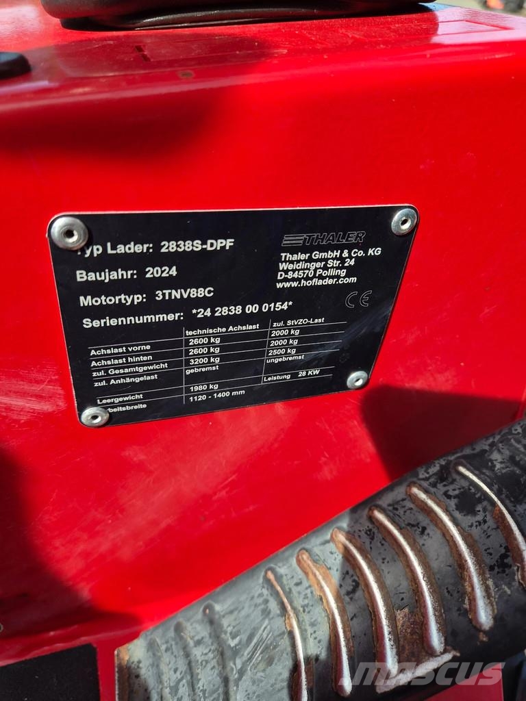 Thaler 2838 DPF Hjullastare