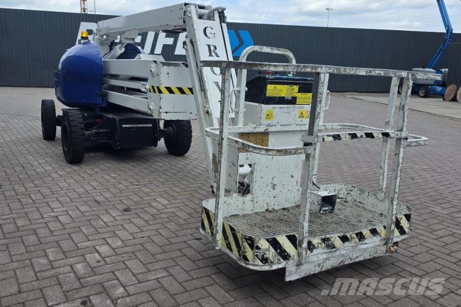 Grove AMZ51E Electric, 4x2 Drive, 15.5m Working Height, Knikarmhoogwerkers