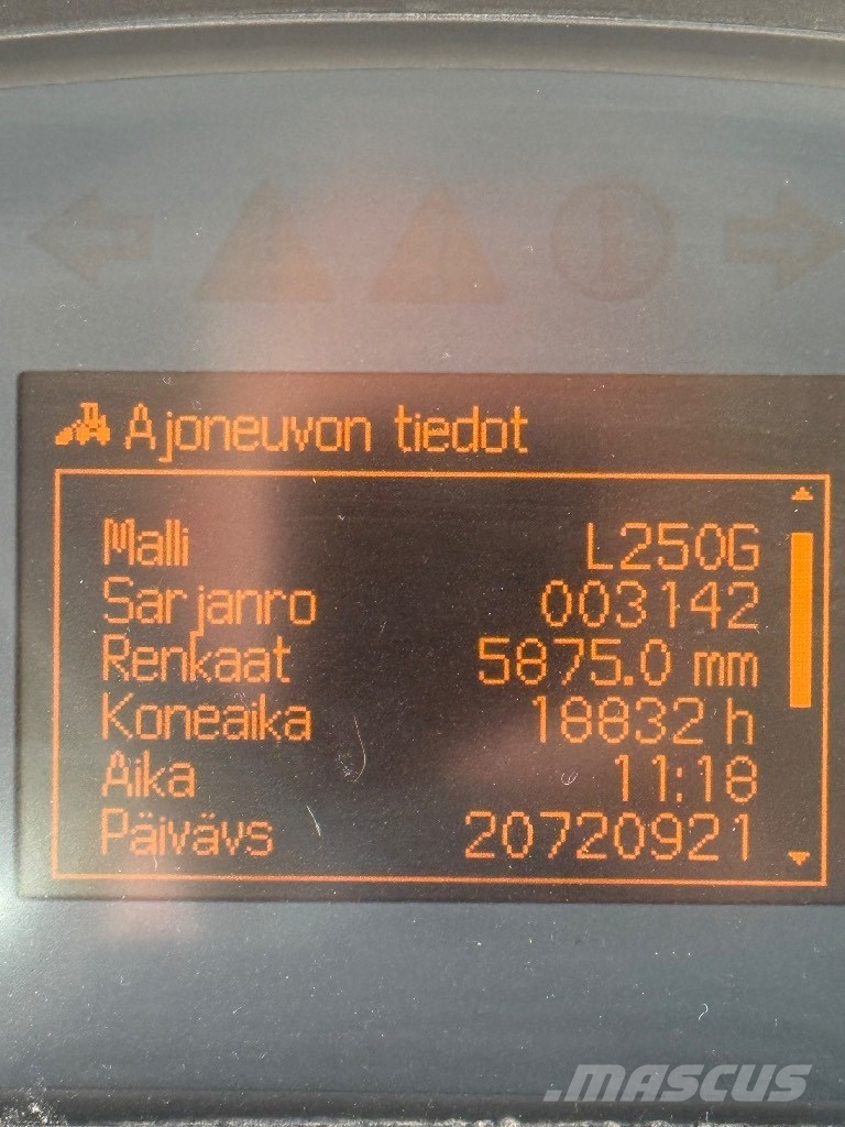 Volvo L 250 G Iekrāvēji uz riteņiem