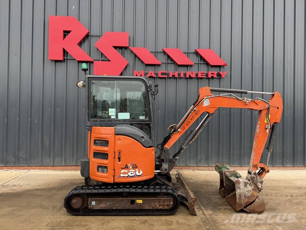 タニシ Hitachi ZX 26 U-6 2.7t Mini Excavator with 3 buckets, 2021