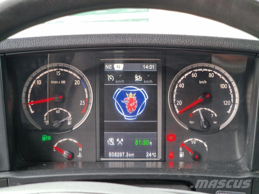 Scania R490 Topline 6x2*4 - BDF - Retarder - Full air - E Containertrucks met kabelsysteem