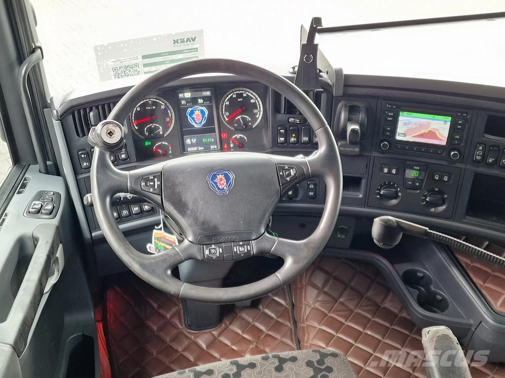 Scania R490 Topline 6x2*4 - BDF - Retarder - Full air - E Containertrucks met kabelsysteem