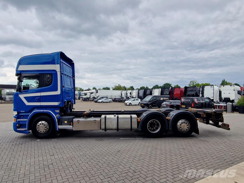 Scania R490 Topline 6x2*4 - BDF - Retarder - Full air - E Containertrucks met kabelsysteem