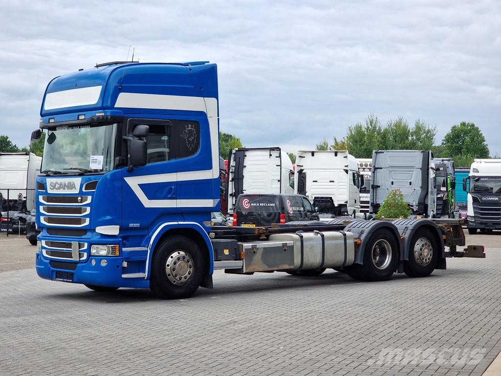 Scania R490 Topline 6x2*4 - BDF - Retarder - Full air - E Containertrucks met kabelsysteem