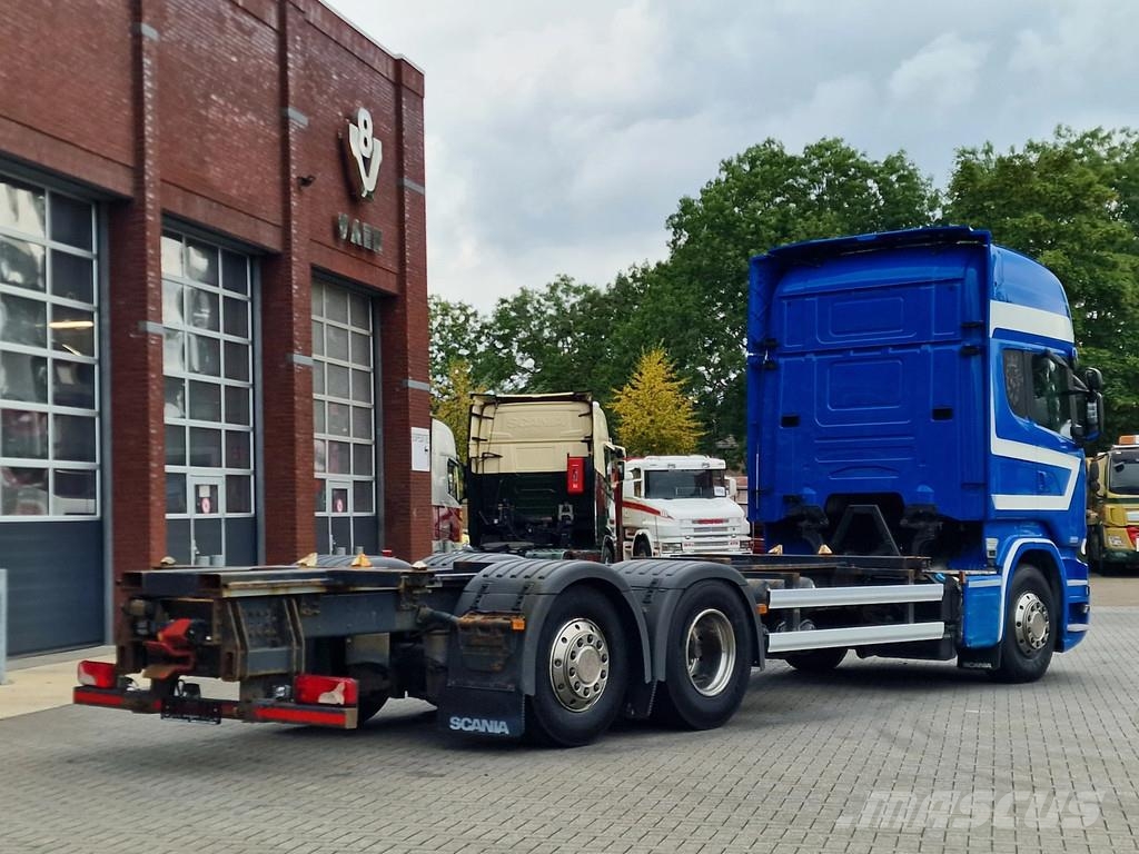 Scania R490 Topline 6x2*4 - BDF - Retarder - Full air - E Containertrucks met kabelsysteem