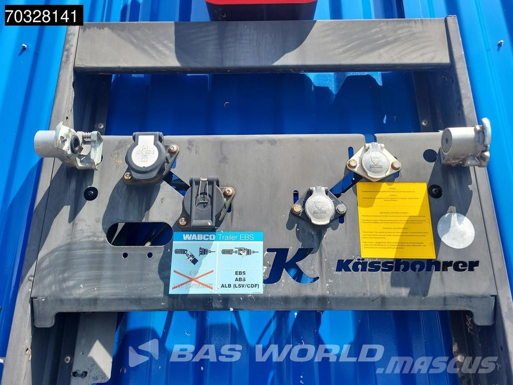 Kässbohrer XS 5 axles Sliding Roof Palletkist Curtainsider semi-trailers