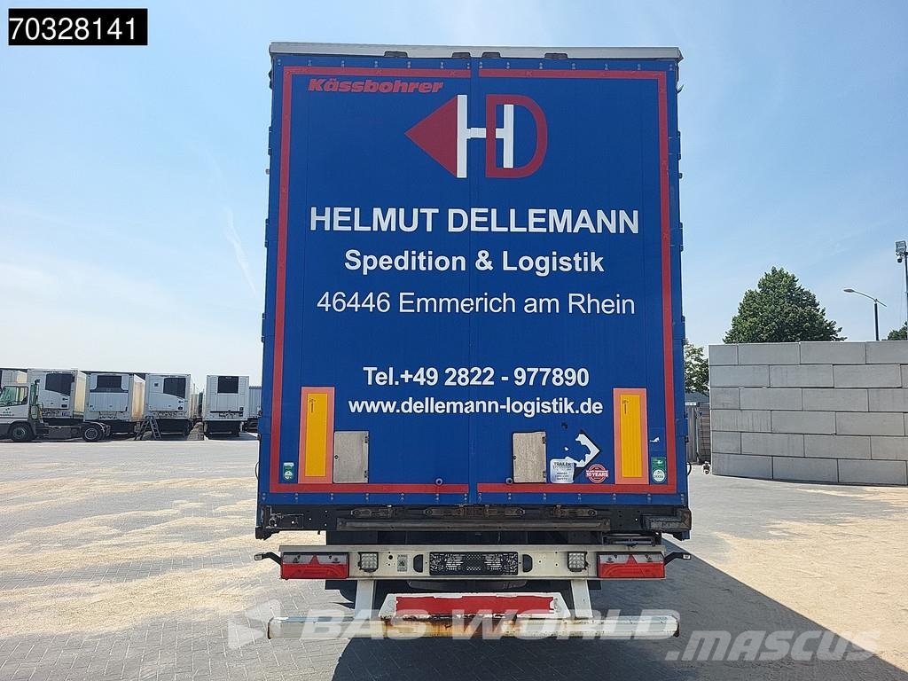 Kässbohrer XS 5 axles Sliding Roof Palletkist Curtainsider semi-trailers