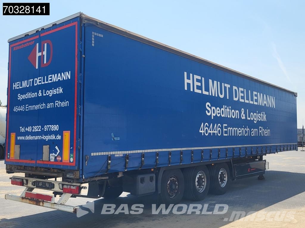 Kässbohrer XS 5 axles Sliding Roof Palletkist Curtainsider semi-trailers