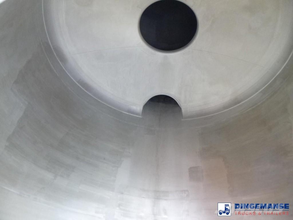 Burg Chemical tank inox L4BH 22.5 m3 / 1 comp Säiliöpuoliperävaunut