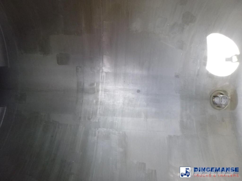 Burg Chemical tank inox L4BH 22.5 m3 / 1 comp Säiliöpuoliperävaunut