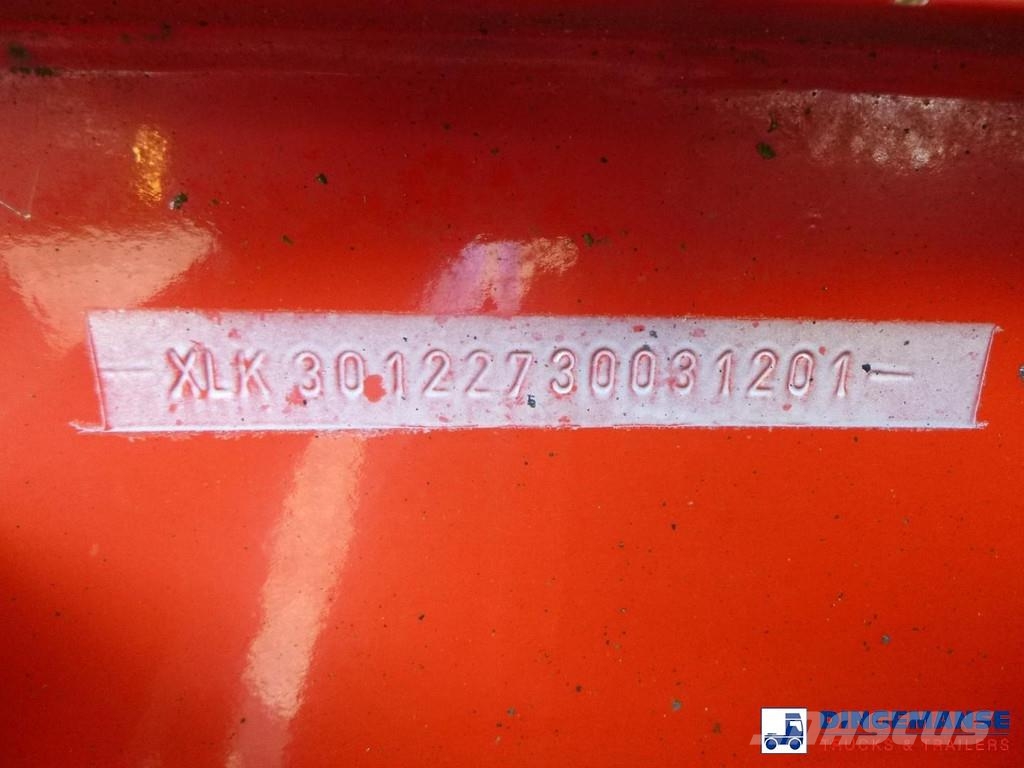 Burg Chemical tank inox L4BH 22.5 m3 / 1 comp Säiliöpuoliperävaunut