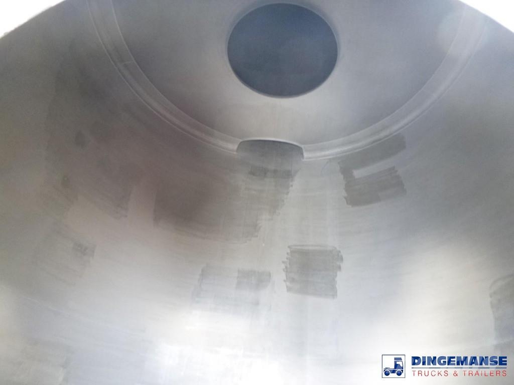 Burg Chemical tank inox L4BH 22.5 m3 / 1 comp Säiliöpuoliperävaunut