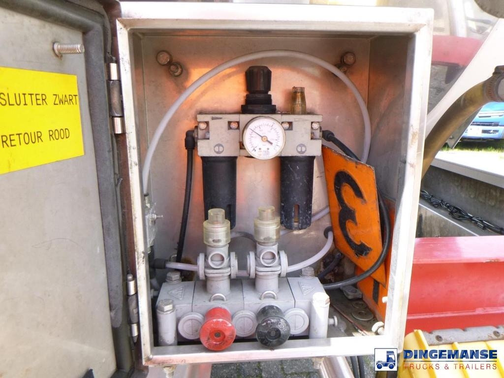 Burg Chemical tank inox L4BH 22.5 m3 / 1 comp Säiliöpuoliperävaunut