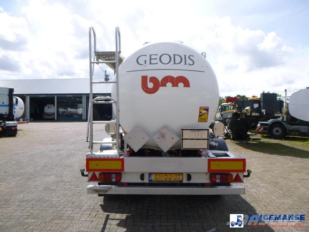 Burg Chemical tank inox L4BH 22.5 m3 / 1 comp Säiliöpuoliperävaunut