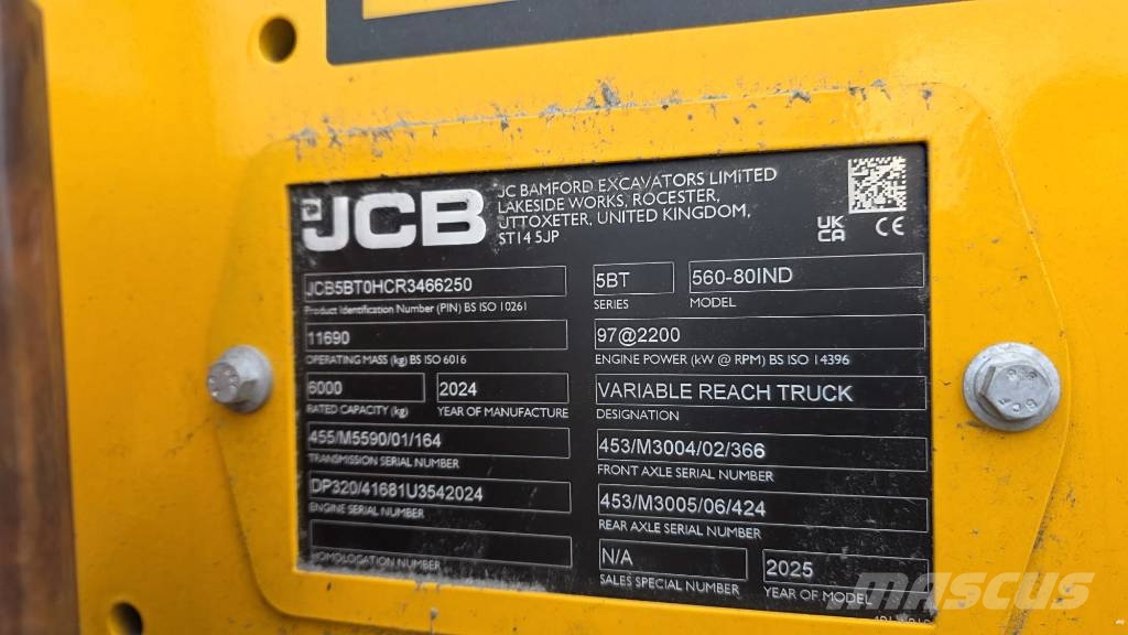 JCB 560-80IND Teleskopski viličari