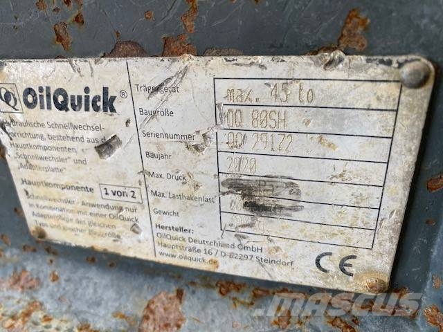OilQuick (5757) gebr. SW OilQuick OQ 80 백호
