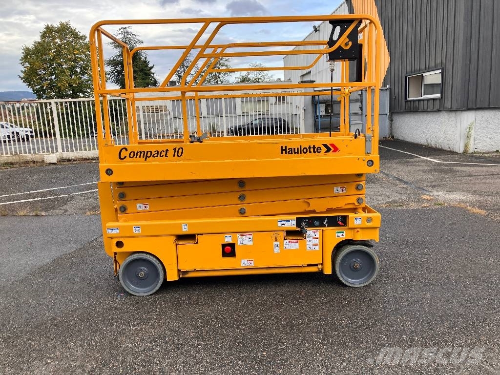 HAULOTTE COMPACT10 - NEW BATTERIES 4 NEW WHEELS Šķerveida pacēlāji