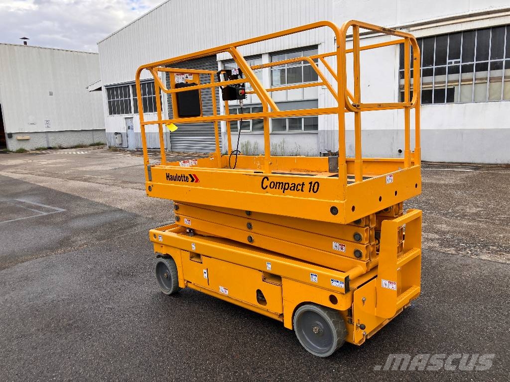 HAULOTTE COMPACT10 - NEW BATTERIES 4 NEW WHEELS Šķerveida pacēlāji