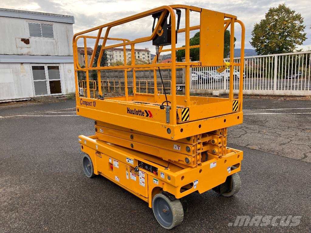 HAULOTTE COMPACT10 - NEW BATTERIES 4 NEW WHEELS Šķerveida pacēlāji