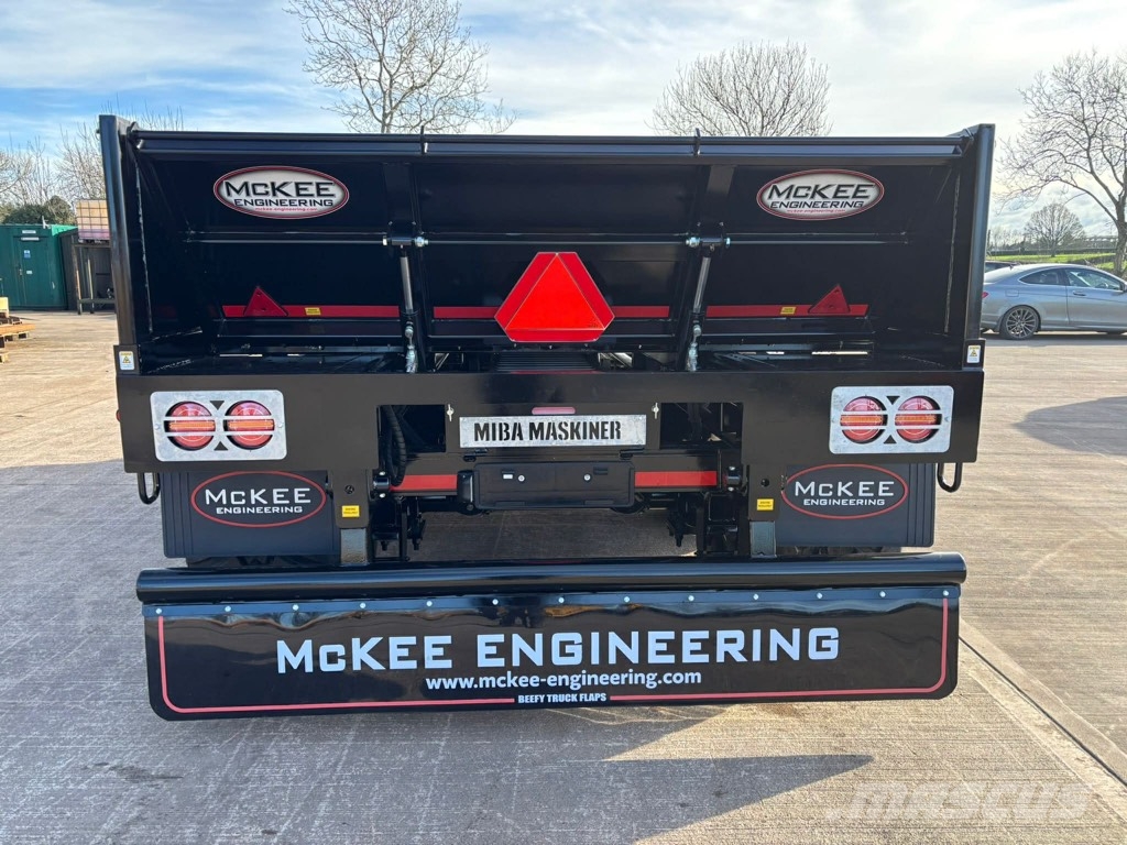 McKee 16T entrepenørvogn med nedfoldbare sider مقطورات قلابة