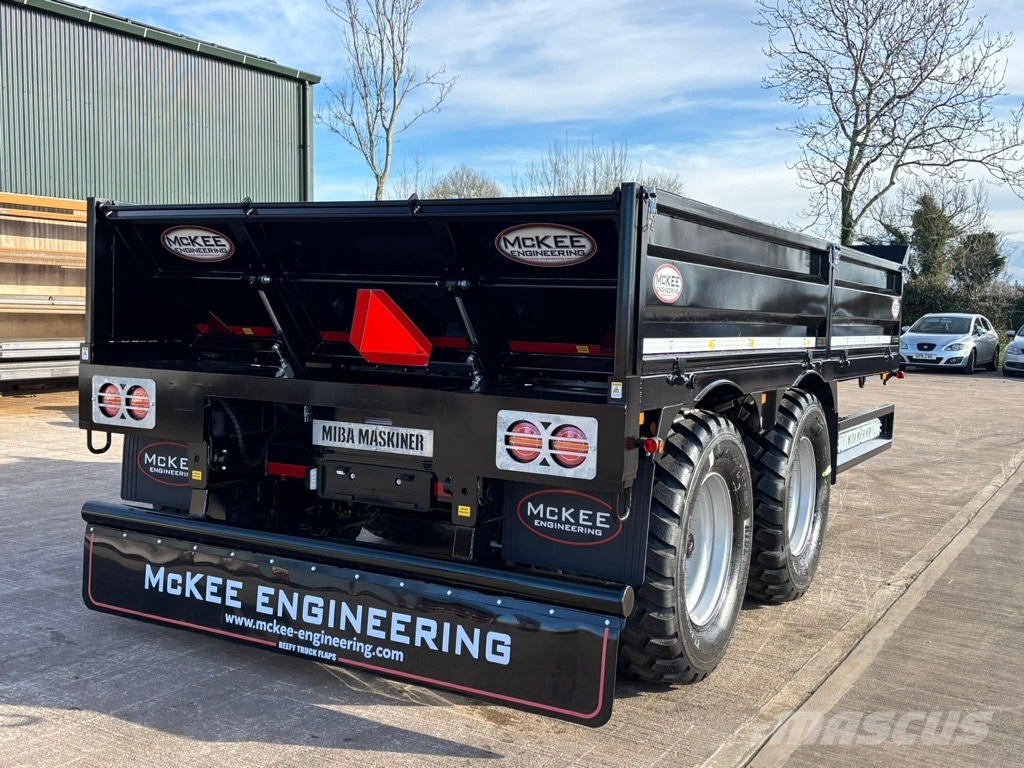 McKee 16T entrepenørvogn med nedfoldbare sider مقطورات قلابة