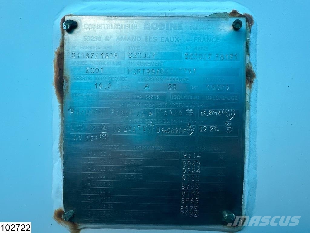 Renault Premium 250 19026 Liter, LPG, Manual, Steel Tankwagen