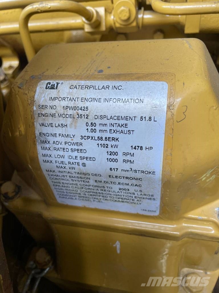 CAT 3512B - Land Drilling module - 995 ekW - DPX-12674 Generatori diesel
