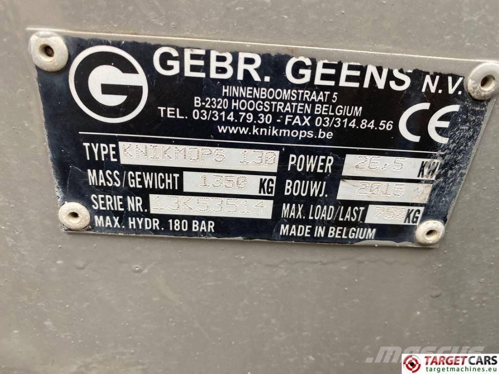 Knikmops Geens Knikmops KM130 Wheel Loader 4WD NL-REG Naudoti ratiniai krautuvai