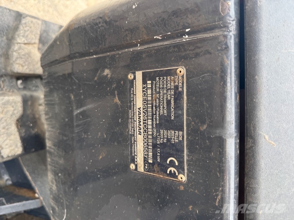 Yanmar SV26 (00658) حفارات صغيرة أقل من 7 طن (حفارات صغيرة)