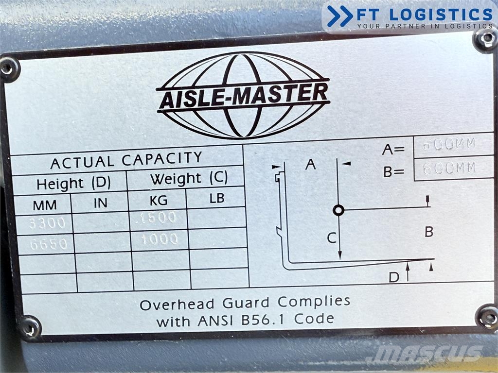 Aisle-Master AISLE MASTER 15E | NEW BATTERY!!! | TRIPLEX 6650MM Chariot élévateur étroit