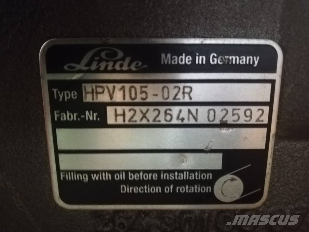 Linde HPV105-02R Kiti naudoti statybos komponentai