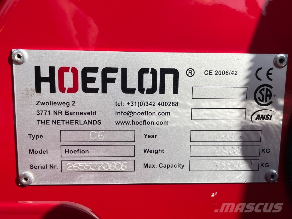Hoeflon C 6 SOLD Mini dźwigi