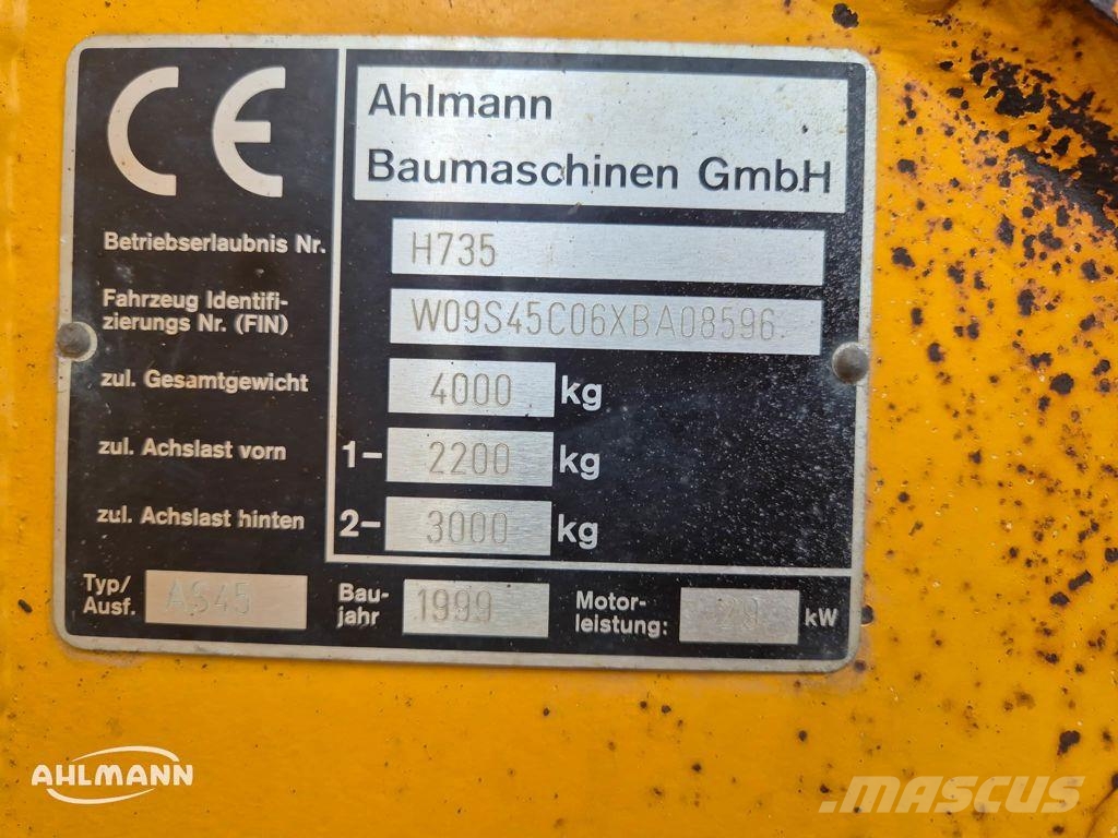 Ahlmann AZ 45 Pale gommate